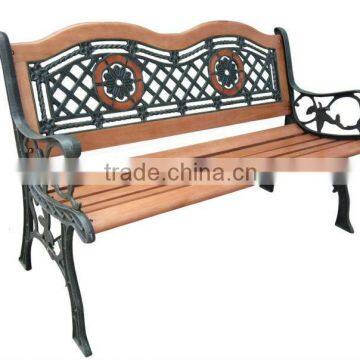 PB-062 Street furniture Cast Iron wrought Park Bench with pattern