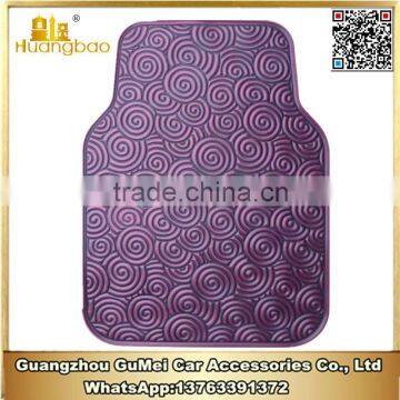 Fahion design maroon car mats,PVC car floor mats