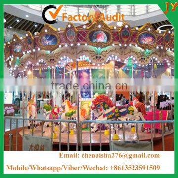 Amusement game park musical carousel horses for sale