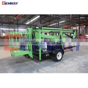 Most durable trailer mounted folding manual boom lift price