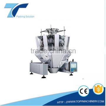 High quality electric automatic collecting chutes multihead combination weigher