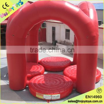 Exciting Game Inflatable Bungee Jump,Jumping Trampoline for Park