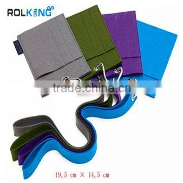 fashionable colorful felt business card bag