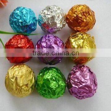 Chocolate aluminum foil wrap with CE certificate food grade factory price