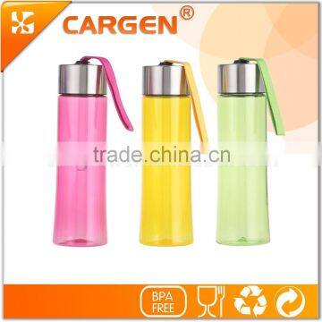 Logo printing 450ml strap plastic kids drinking bottle