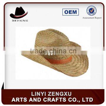 Coffee Dyed Brim Cowboy Man Hat