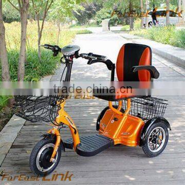 electric bike 3 wheel for the old with 1 Seat Electric Tricycle Chair TCN