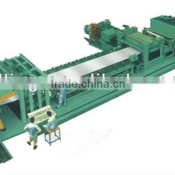 high speed cut to length machine line