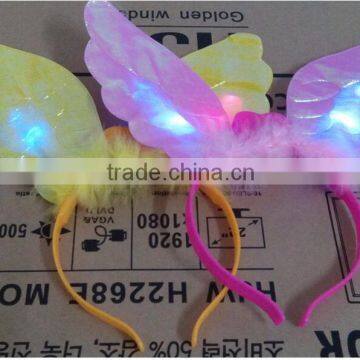Hot Sale LED Hair Accessories Flash Ox Horn Hairpin Headband for Halloween Party Crazy Party photo-3