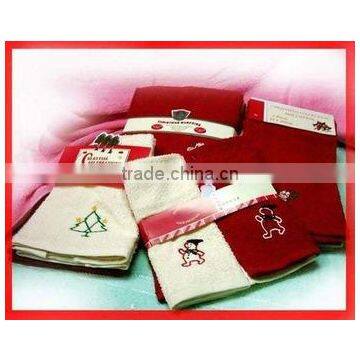 100% Cotton Terry Christmas Towels