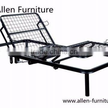 2016 New Design Metal Mesh Adjustable Electric Bed Frame With Head and Leg Elevation, Split Queen Size