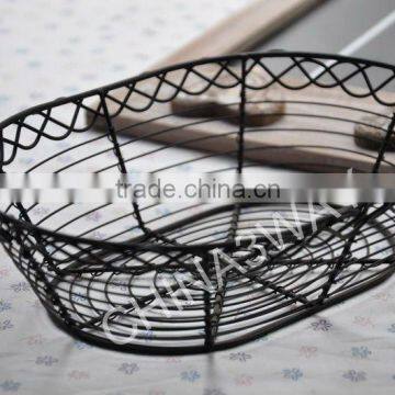 designer fashionable high quality eco-friendly metal fruit wire basket