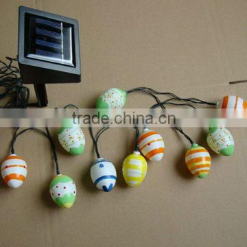 solar easter eggs light string