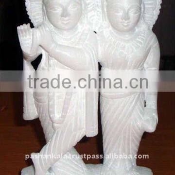 Marble Radha Krishna Idol Statues