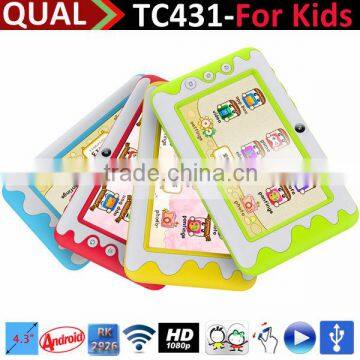 4.3inch students tablet pc RK 2926 Cortex A9 1.3GHz 480*272 Pixels HD Screen B