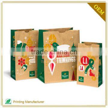 Food Grade Brown Square Bottom Paper Bag For Bread Manufacturer