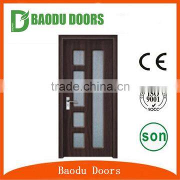 competitive price pvc bathroom door design pvc skin membrane doors