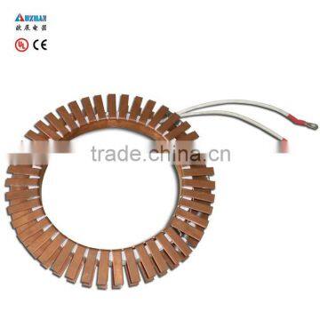 Electric cooper die casting heater circle and cast copper heater