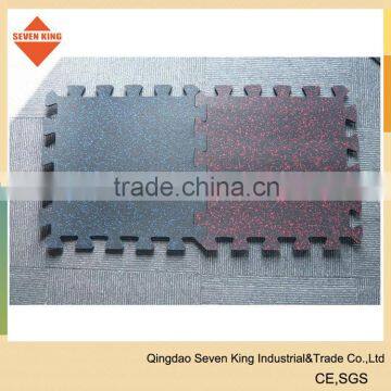 Best Quality Sound Insulation Rubber Flooring for Fitness Room 1mx1mx15mm Rubber Flooring for Gym photo-3