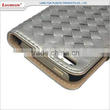 Card Holder Woven Patttern Leather Flip Case for Huawei Ascend G700 g7 G620/C8817L G6/P6 MINI photo-4