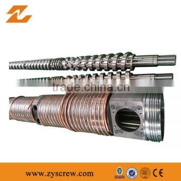 Bimetallic Conical Twin Screw&Barrel for Profile(WPC) Extrusion