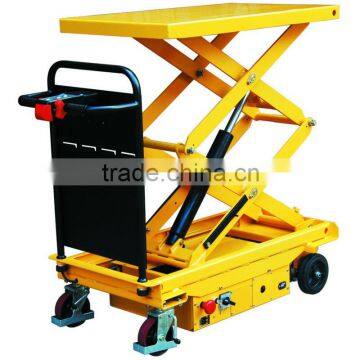 Self-propelled Electric Hydraulic Scissor Lift Table Truck