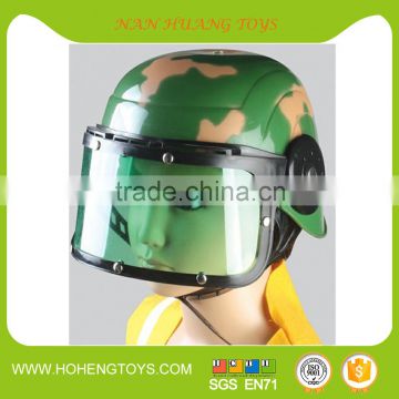 Toy helmet with visor hap with visor cap with visor