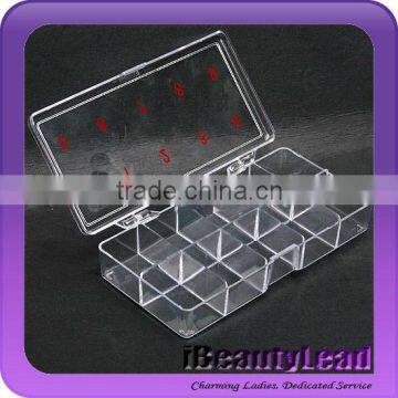 hot sale nail tips container empty nail art container can hold 500pcs