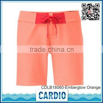 Emberglow Orange color printing girls swimming short