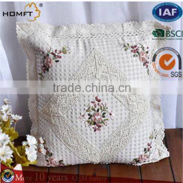 Handmade Cotton Flower Crochet Home Deco Cushion