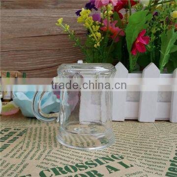 Clear Shot Glass Cup with Handle for home ,bar and restaurant