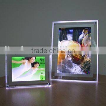 Acrylic Clear Frame Light box (LB-C-32)