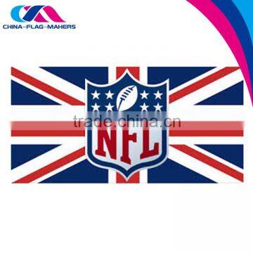 decoration custom made sport logo polyester print flag