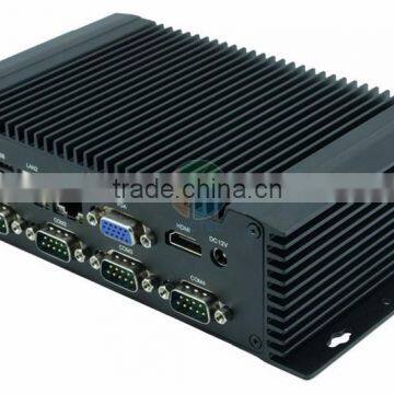 Fanless IPC Embedded Computer With AMD T56N 4 COM 2 Gigabit Lan Low Power DC 12V COM2 Supports RS485 RS422 Features photo-3