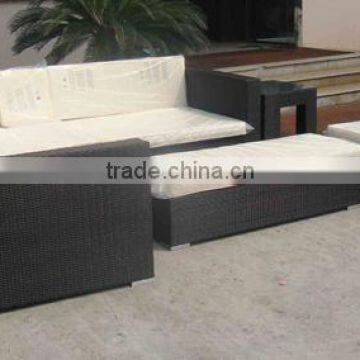 Morden Corner Sectional Sofa Group Rattan Furniture