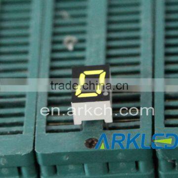 0.28 inch yellow green one digit 7 segment LED numeric display