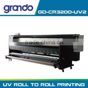 3.2m large inkjet printer roll to roll UV printer