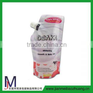 Custom Print Stand up Pouch With Spout for Juice Milk Packaging