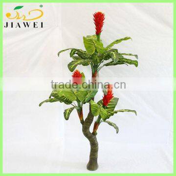 large artificial plastic flower decorative tree