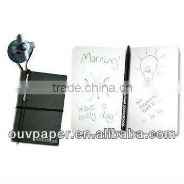 waterproof paper notebook with a 100% graphite pencil for underwater writing,PVC material+120gsm stone paper