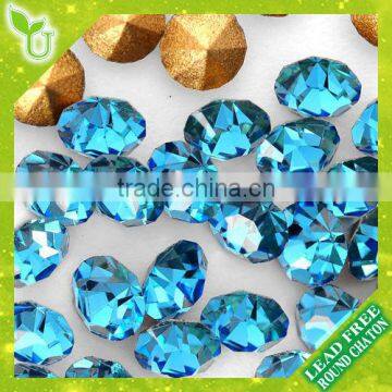 Glass chaton rhinestone