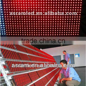 Waterproof CE approved outdoor P10 led moving message display sign with red color