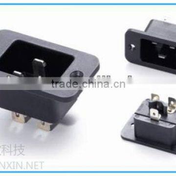 IEC 320 C20 Male connector industrial plug outlet socket with threaded holes plug and sockets outlet