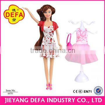 Defa lucy child eco-friendly plastic doll toy gift