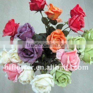 Artificial Rose Spray YL159F photo-1