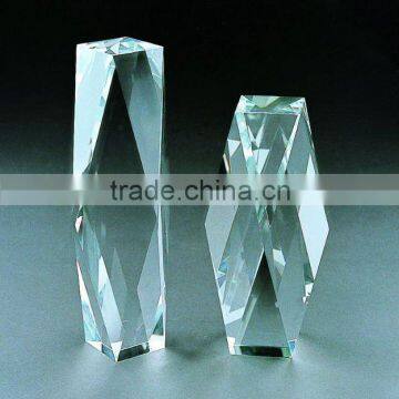 new design crystal trophy award