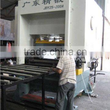 Textured fiber cement board punching machine