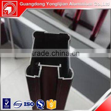 Aluminum extrusion profile to make closet and wardrobe