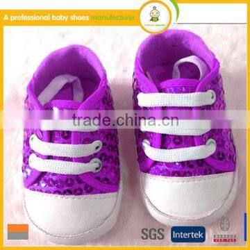 New style hot sale 0-24 month handmade wholesale Sequins colorful cheap beautiful baby girl shoes