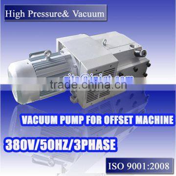 160m3/h 3phase oil free industrial Rotary vane vacuum pump for offset machine